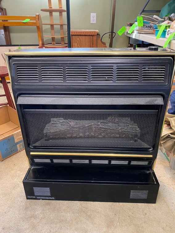 Natural gas fireplace insert-made by Vanguard-26" wide x 28 1/2" tall