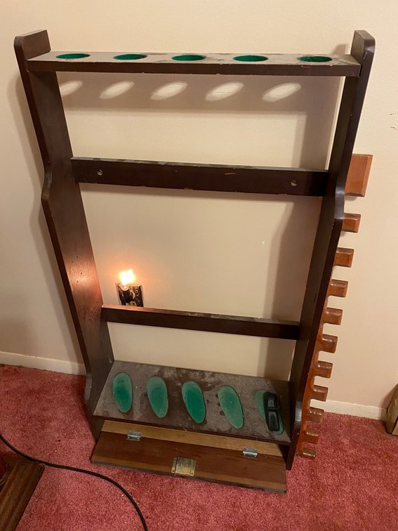 5 Gun wooden gun rack