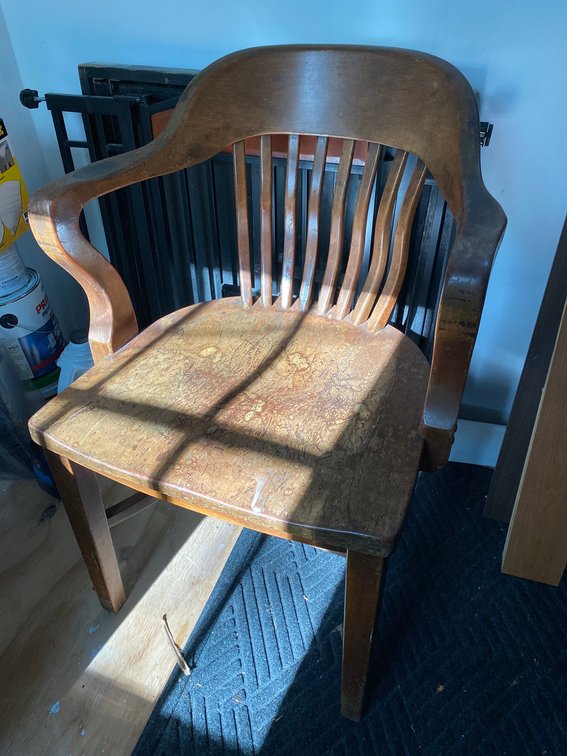 Vintage oak chair