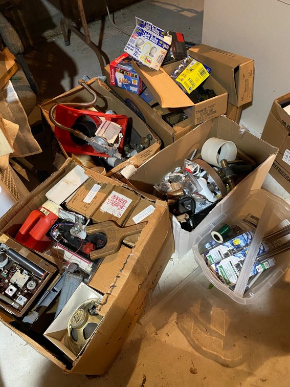 Lot of electrical and plumbing supplies