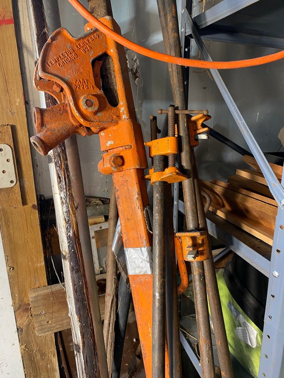 4 Bar clamps, Simplex roof latch jack