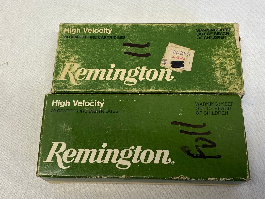 Remington 221 rim fire ammo-1 box has 11, 1 full box