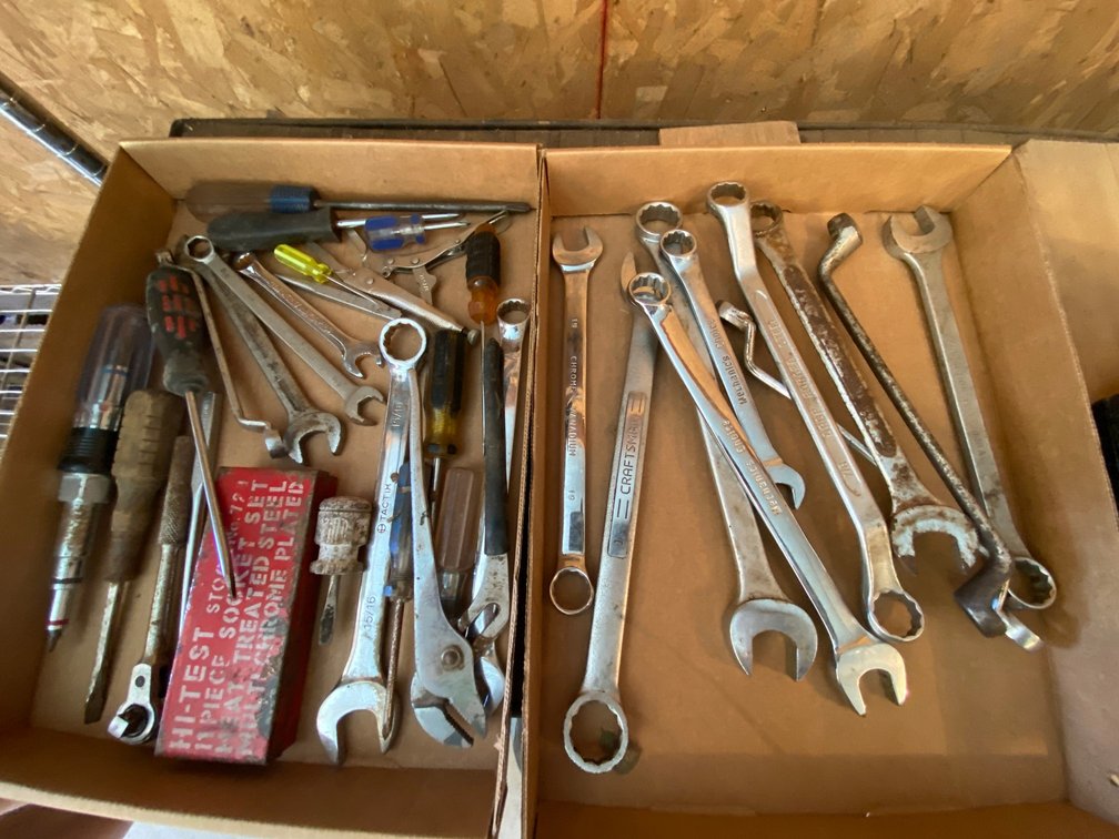 Two Flats of Tools
