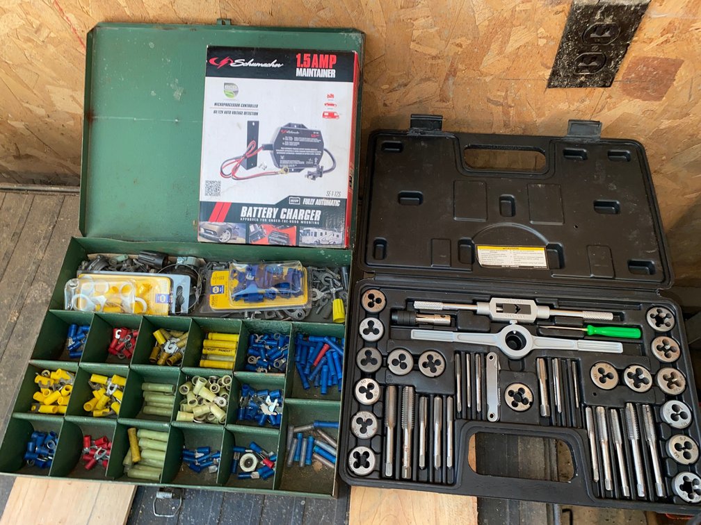 Wire Ends, Tap & Die Set & Trickle Charger