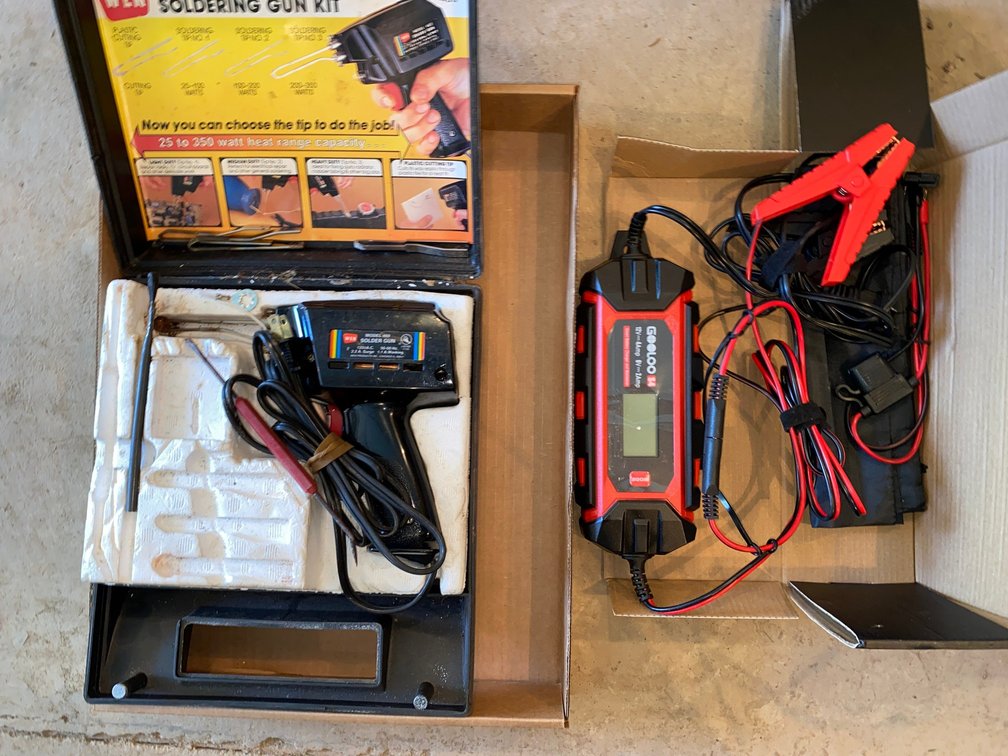 Charger & Soldering Gun