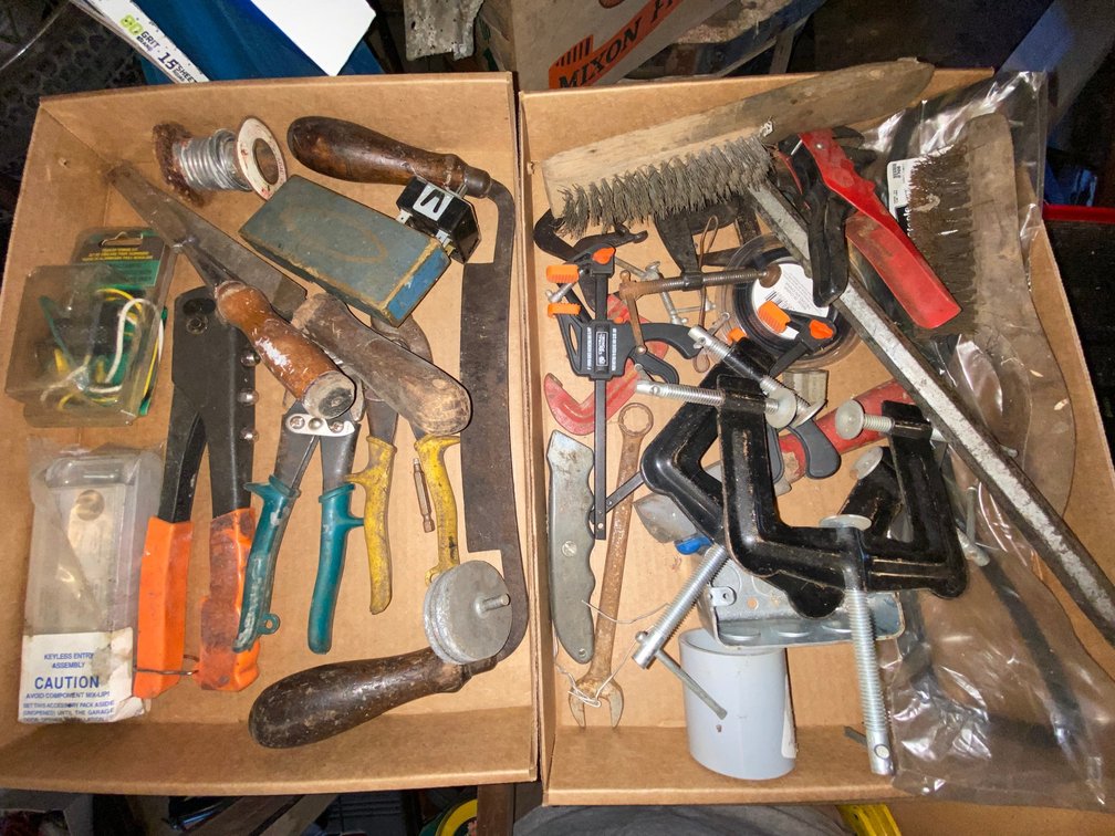 Clamps, Drawknife & Misc.
