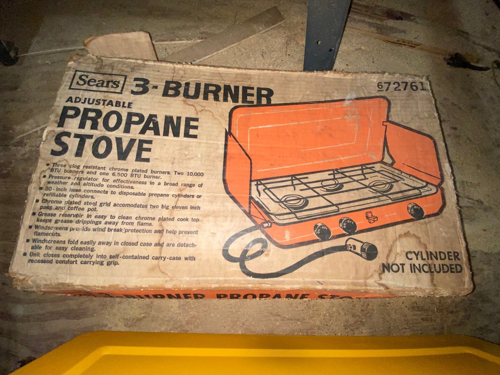 Sears 3-Burner Propane Stove