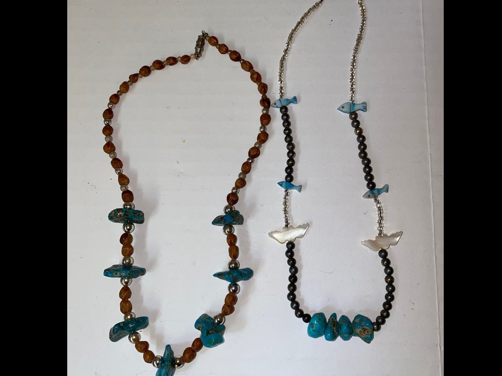 Two Turquoise Necklaces