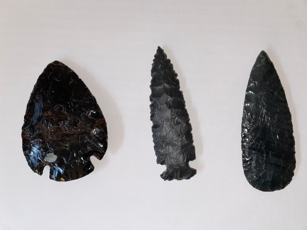 Three Arrowheads by Steve Skarupa