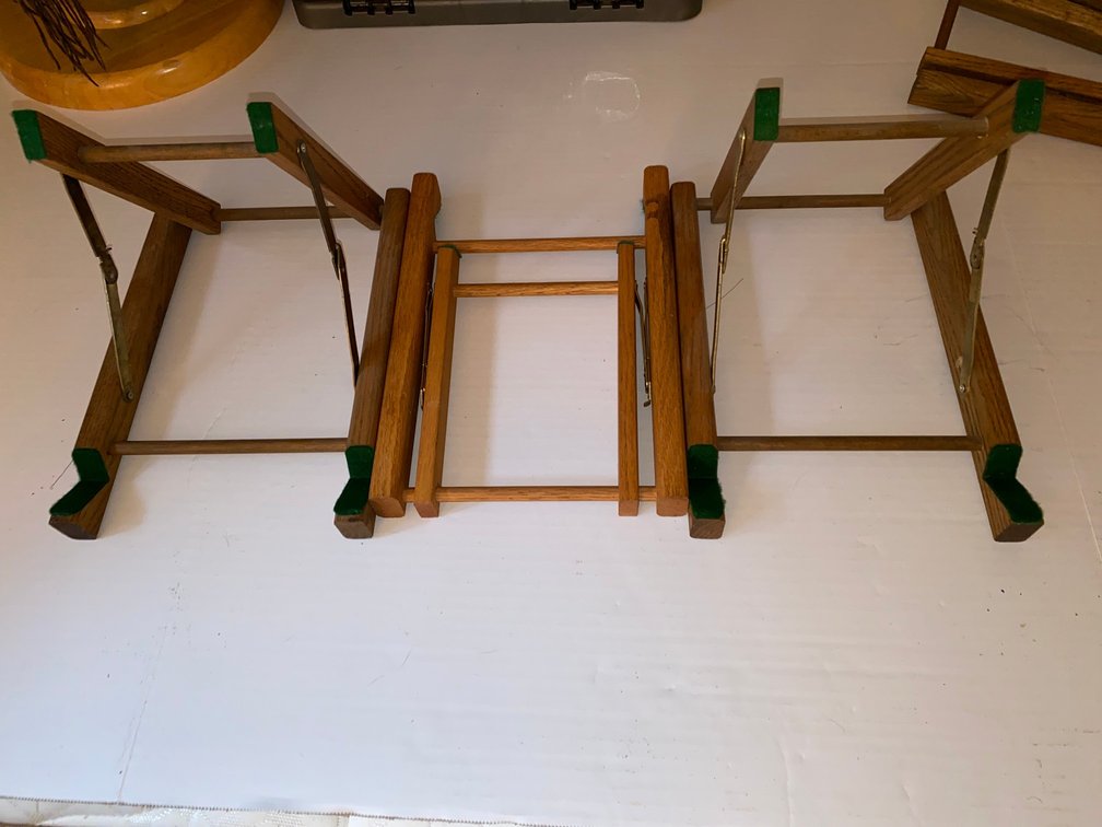 Wooden easels