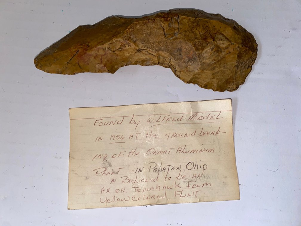 Yellow Flint with Card