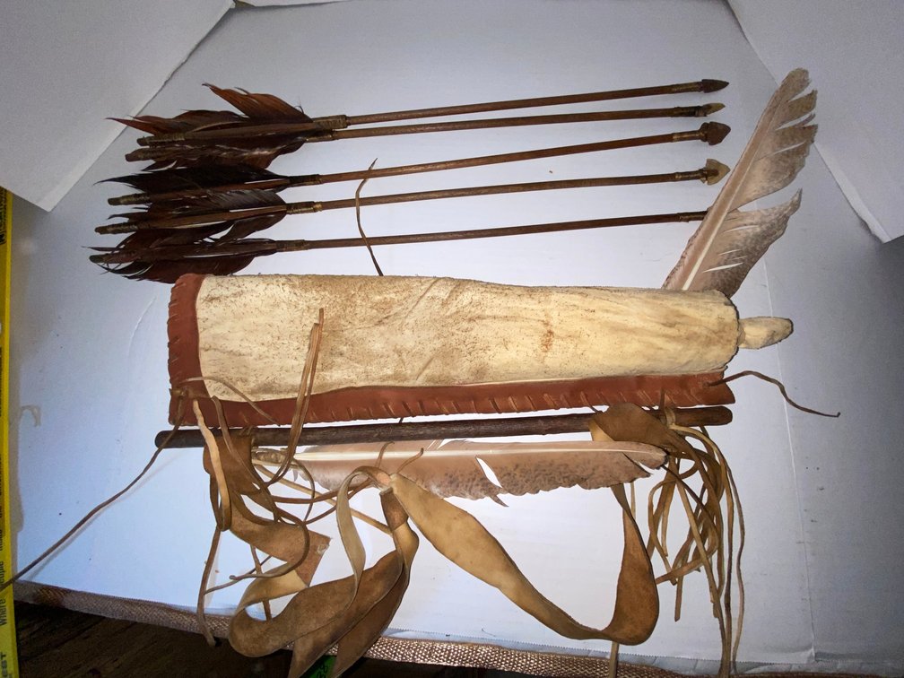 Handmade Quiver & Arrows