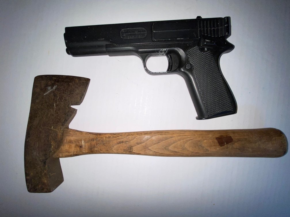 Hatchet & Pellet Gun
