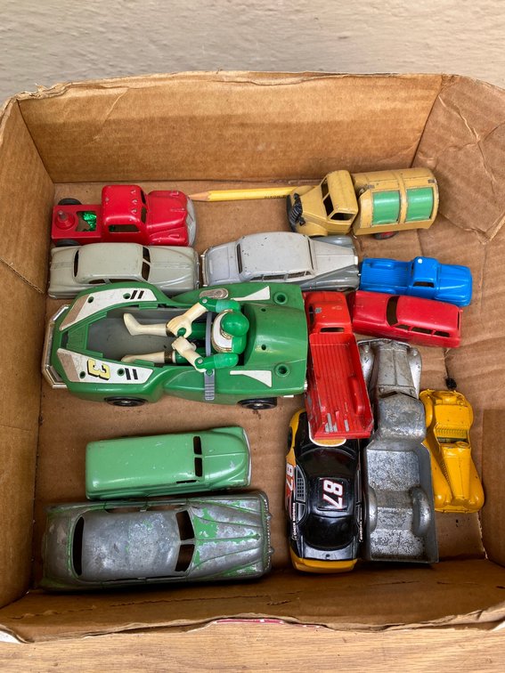 Vintage toy cars
