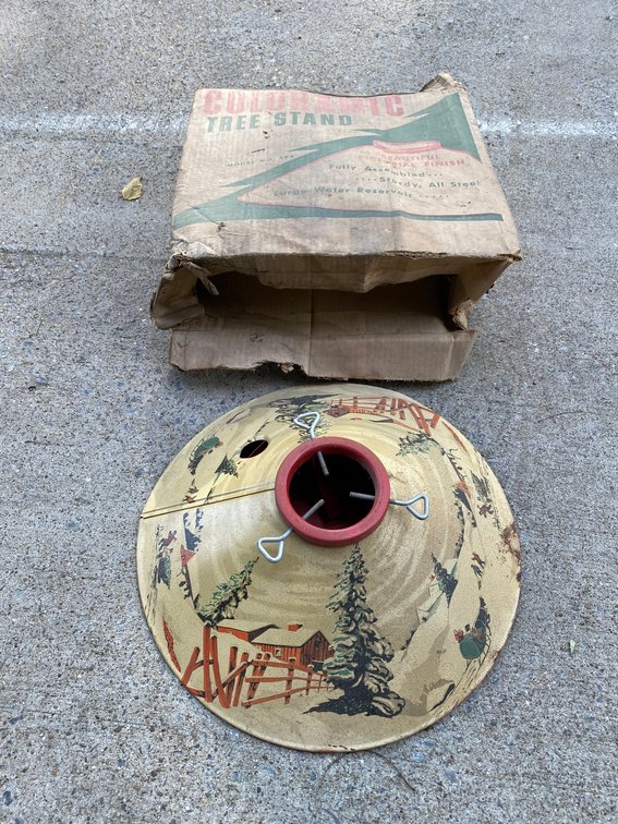Vintage Christmas tree stand