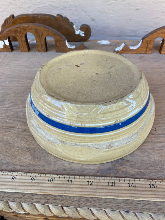 Stoneware mixing bowl