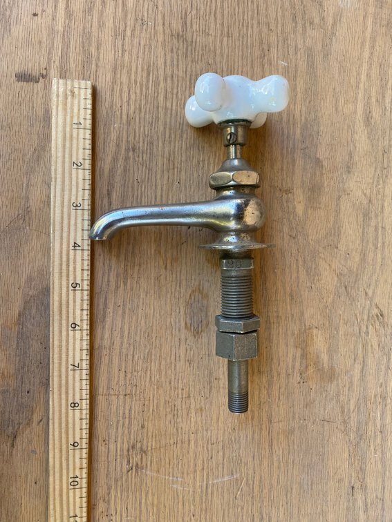 Vintage water faucet handle