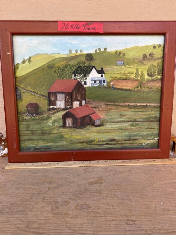 Signed painting