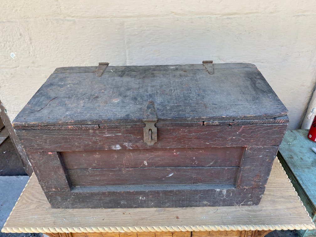 Wooden toolbox