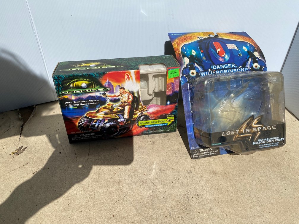 Vintage toy boxes only