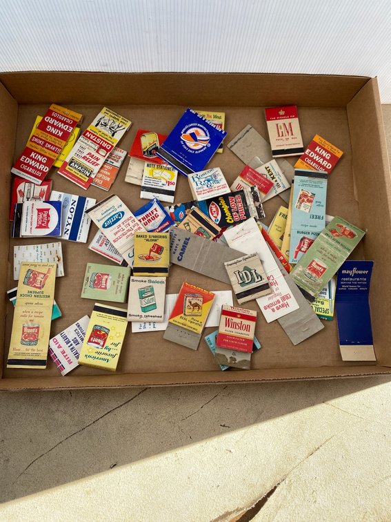 Vintage matchbooks