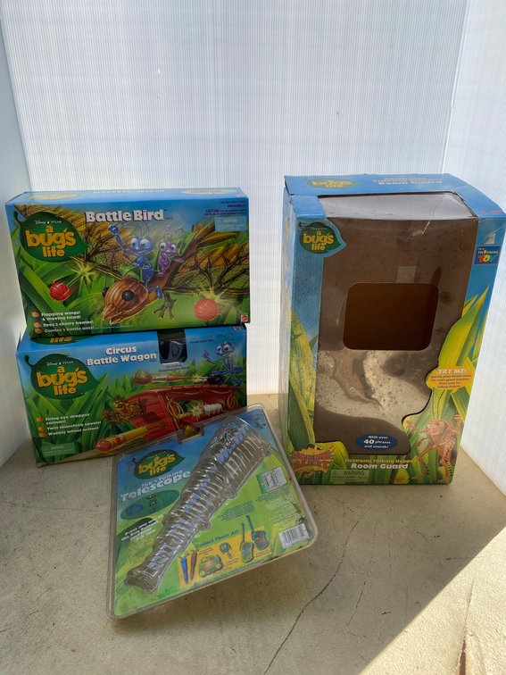 Bug's Life toy boxes only*toys not included**