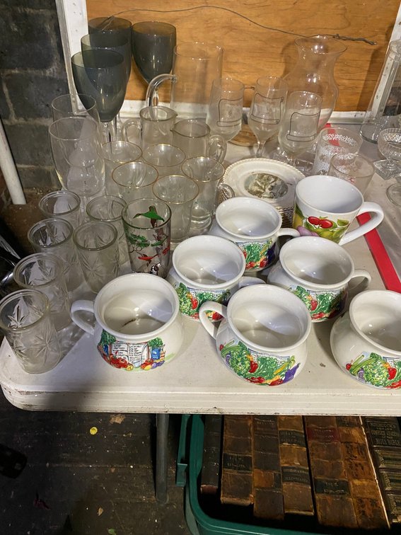 Glassware, misc.