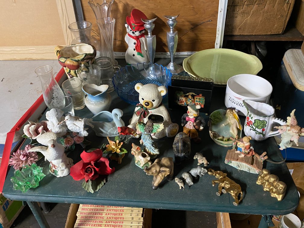 Knick knacks, candlesticks, etc.