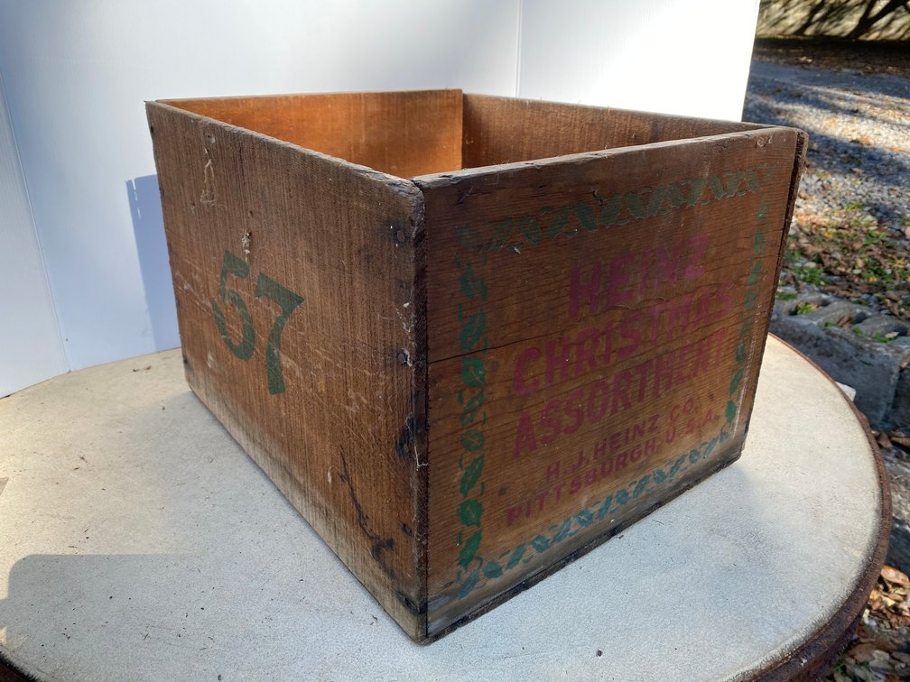 Heinz wooden Christmas box