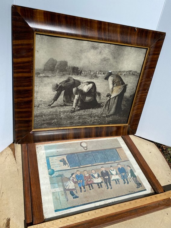 2 Vintage framed prints