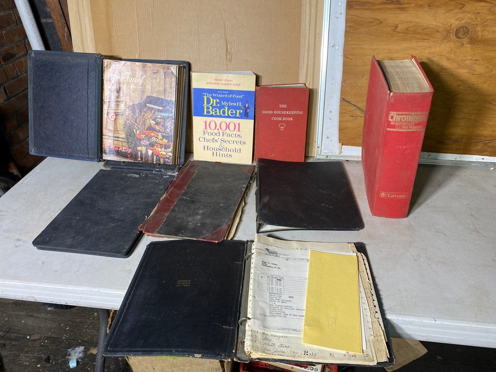 Vintage books and ledgers