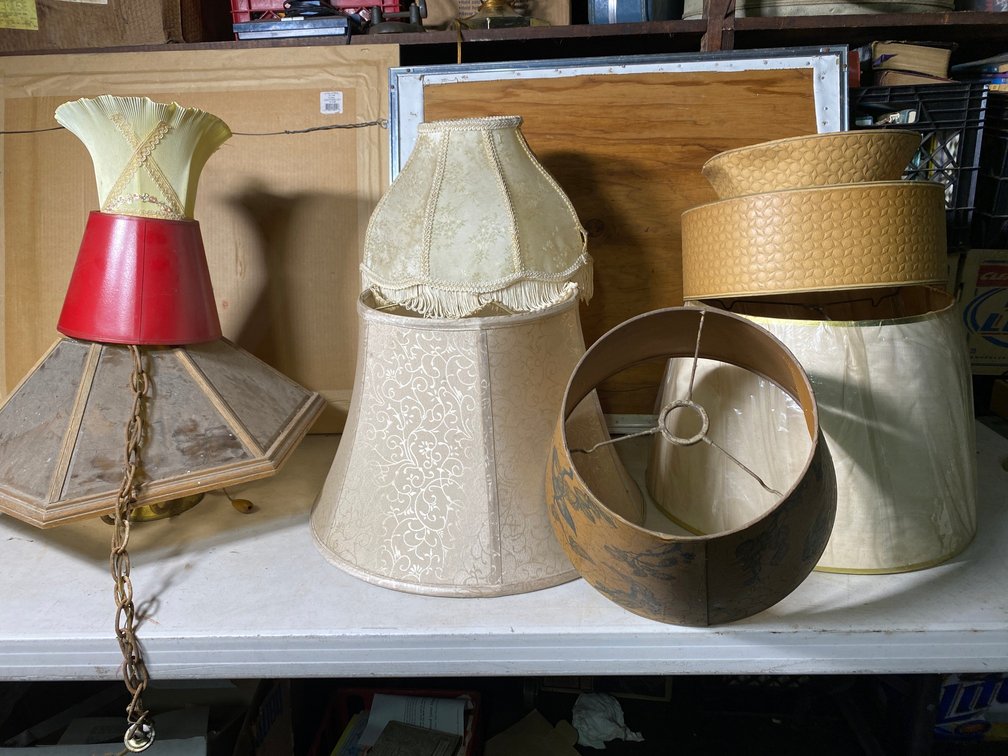 Lamp shades, hanging light