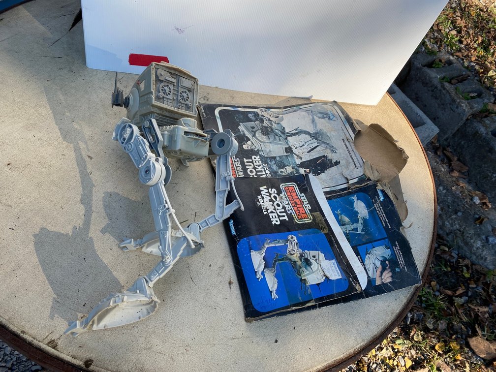 Star Wars toy with box