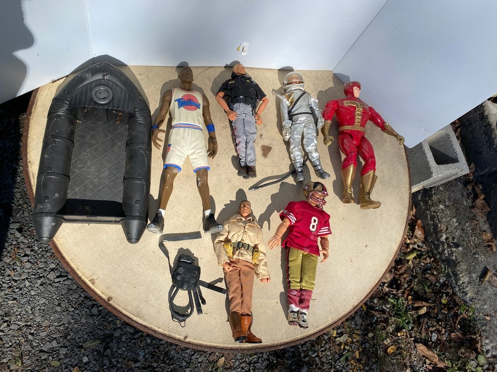 Michael Jordan and other action figures
