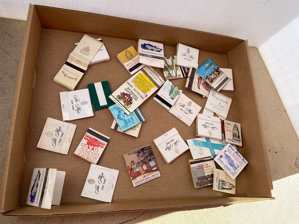 Old matchbooks
