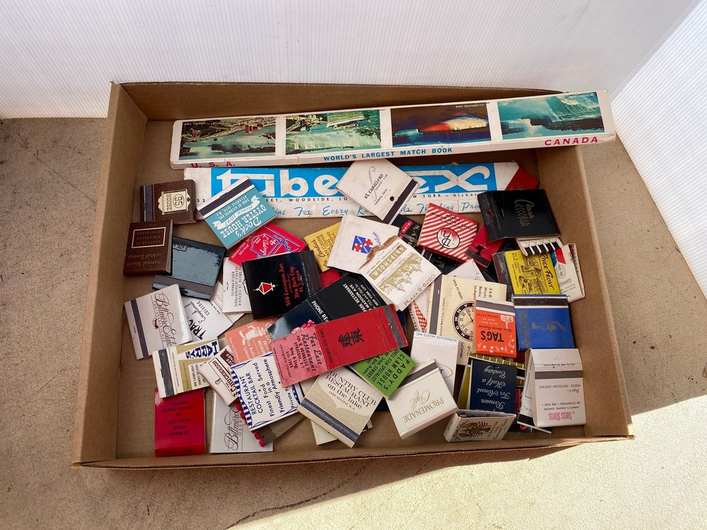 Vintage matchbooks