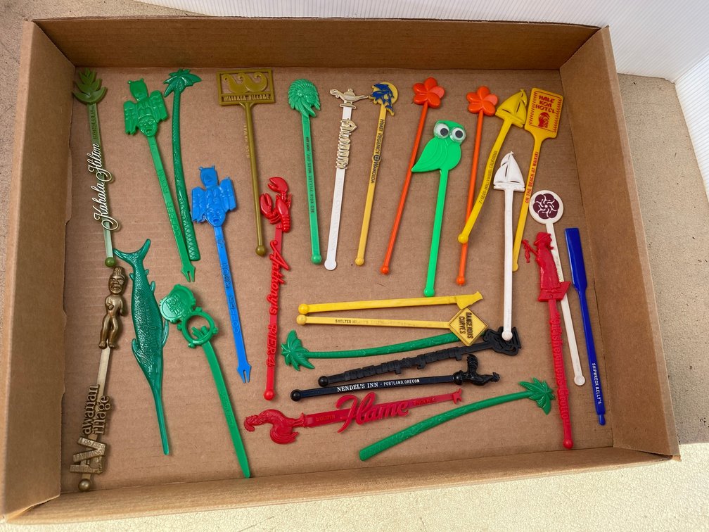 Vintage Swizzle Sticks
