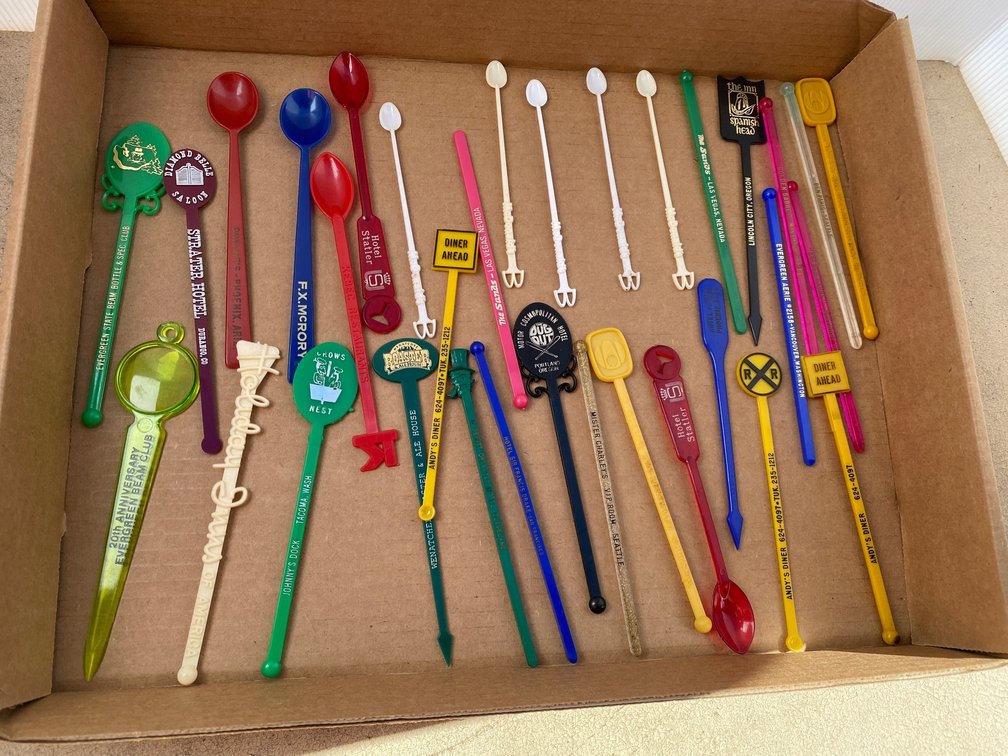Vintage Swizzle Sticks