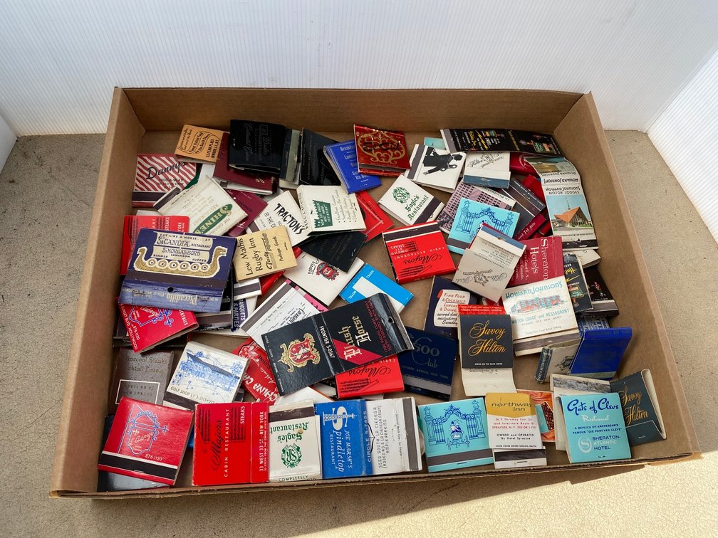 Vintage matchbooks