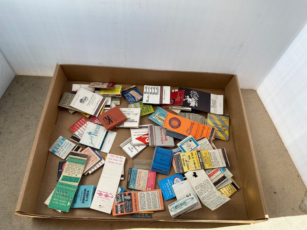 Vintage matchbooks
