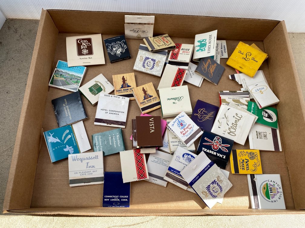 Vintage matchbooks