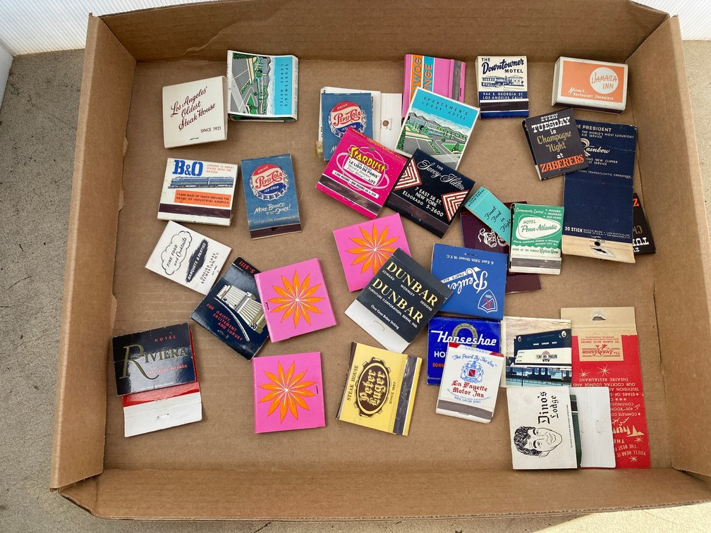 Vintage matchbooks
