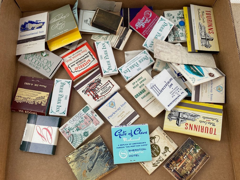 Vintage matchbooks