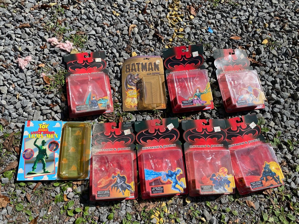 Batman & Robin toy packages**toys not included**