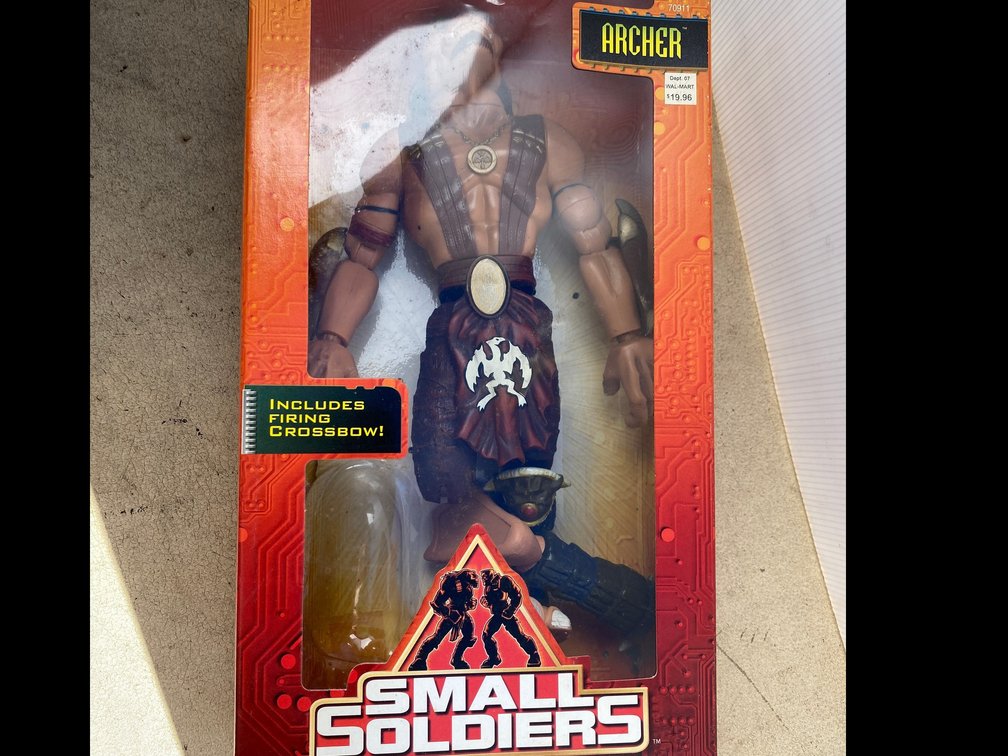Small soldier toy in box