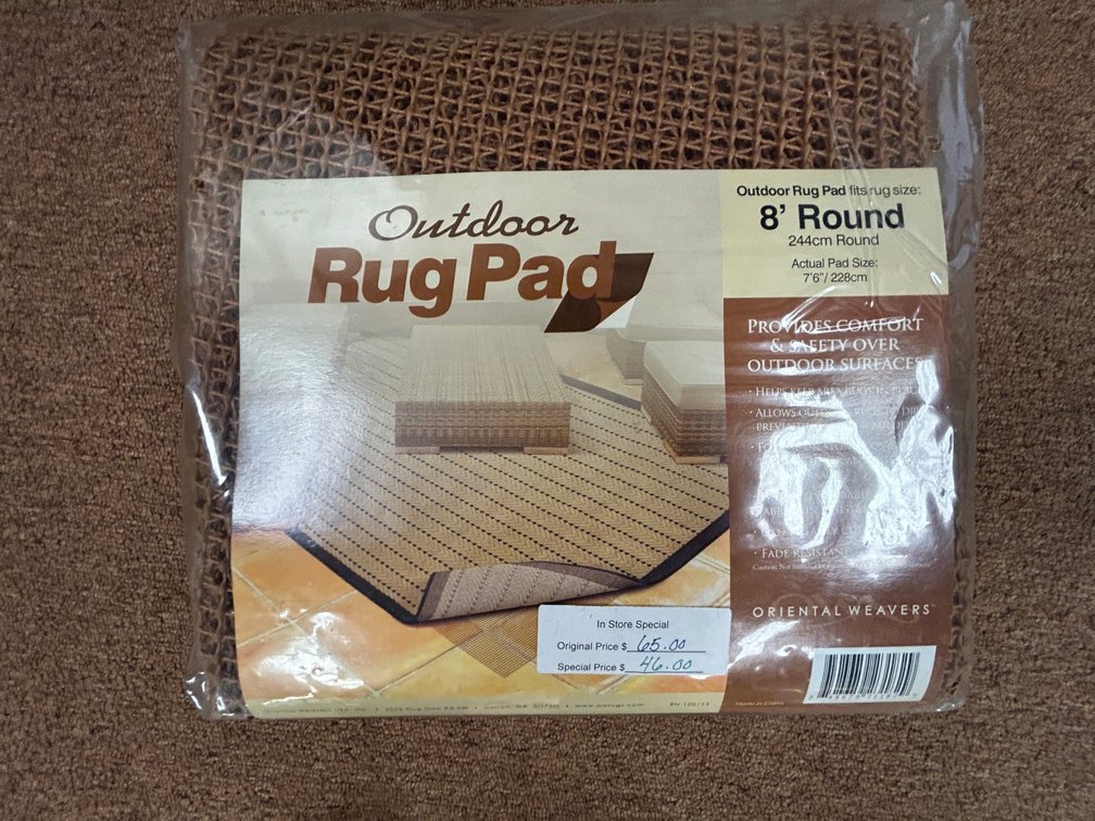 Oriental Weavers 8' round outdoor area rug