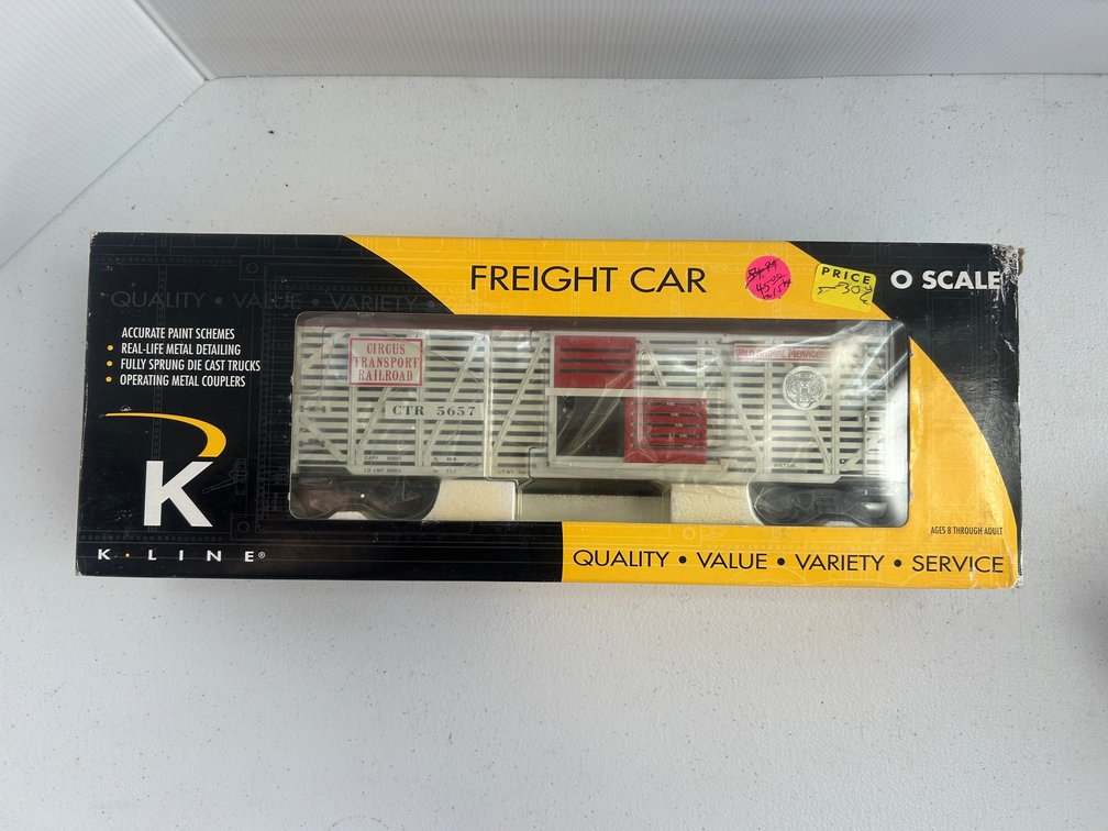 K-Line circus transport double stock car