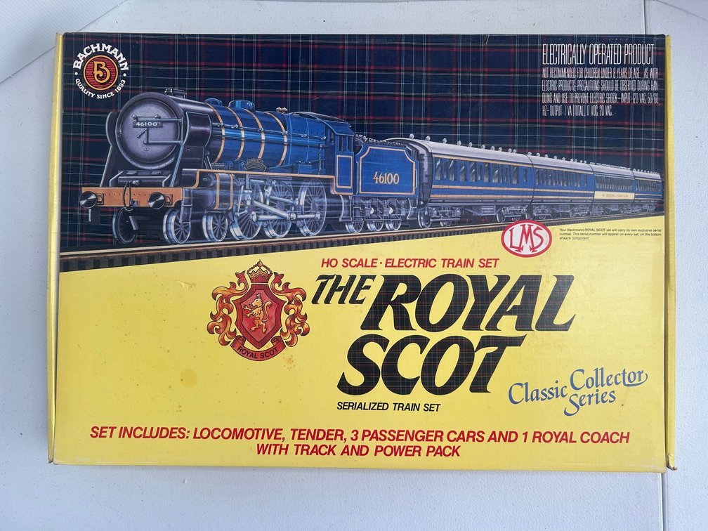Bachmann The Royal Scott HO scale electric train set