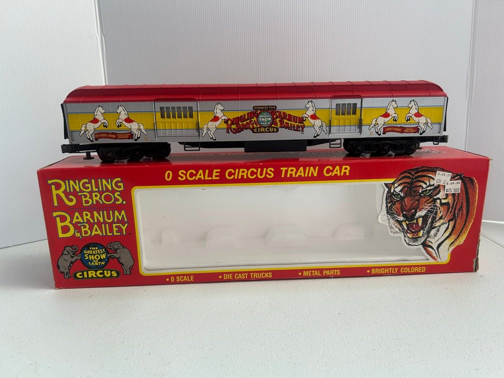 Ringling Bros. Barnum & Bailey O Scale circus train car