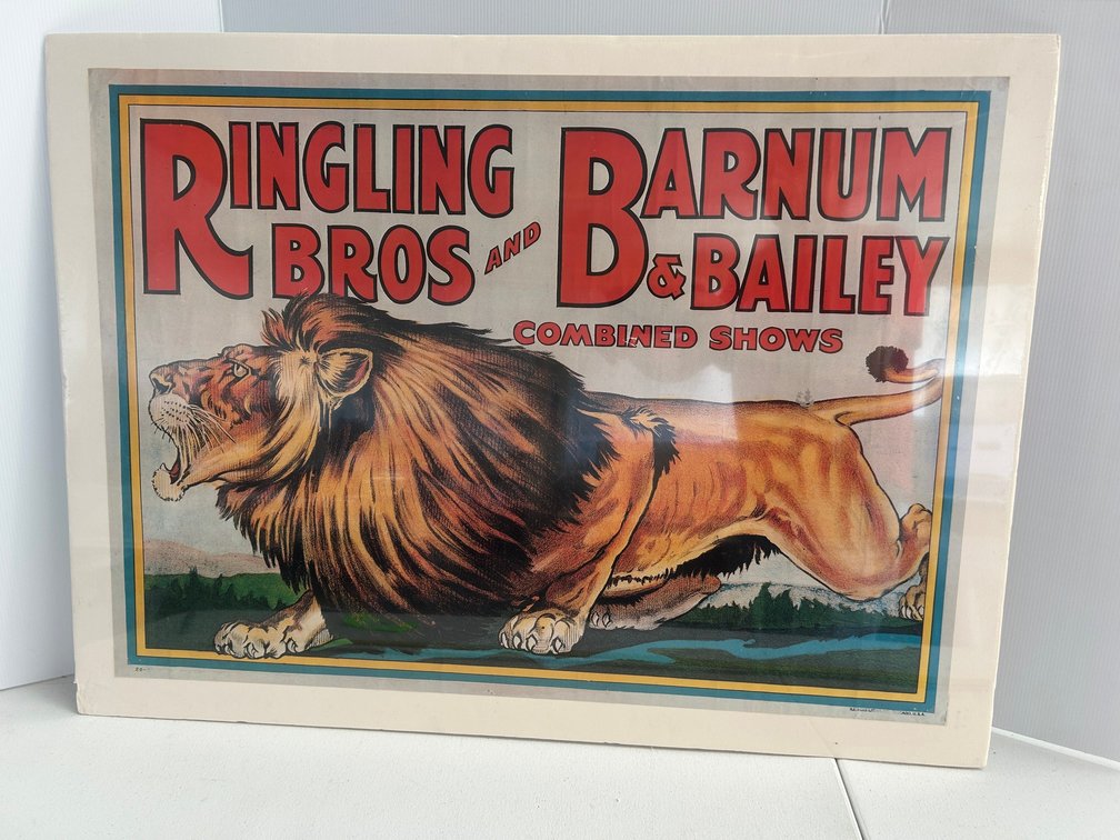 Ringling Bros. Barnum & Bailey advertising poster